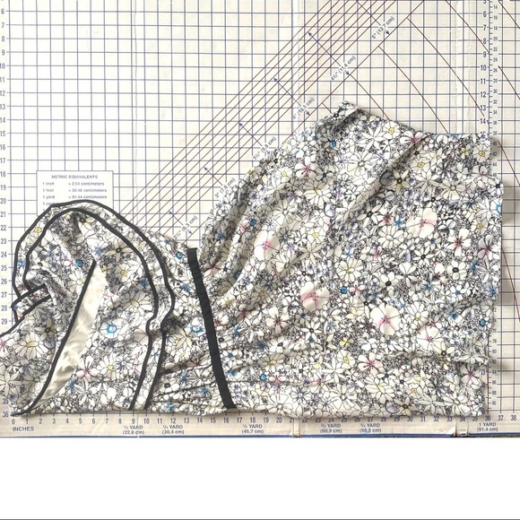 Likely Dress 4 Contour Daisy Delbarton One Shoulder Asymmetrical White Blue New - Picture 9 of 10